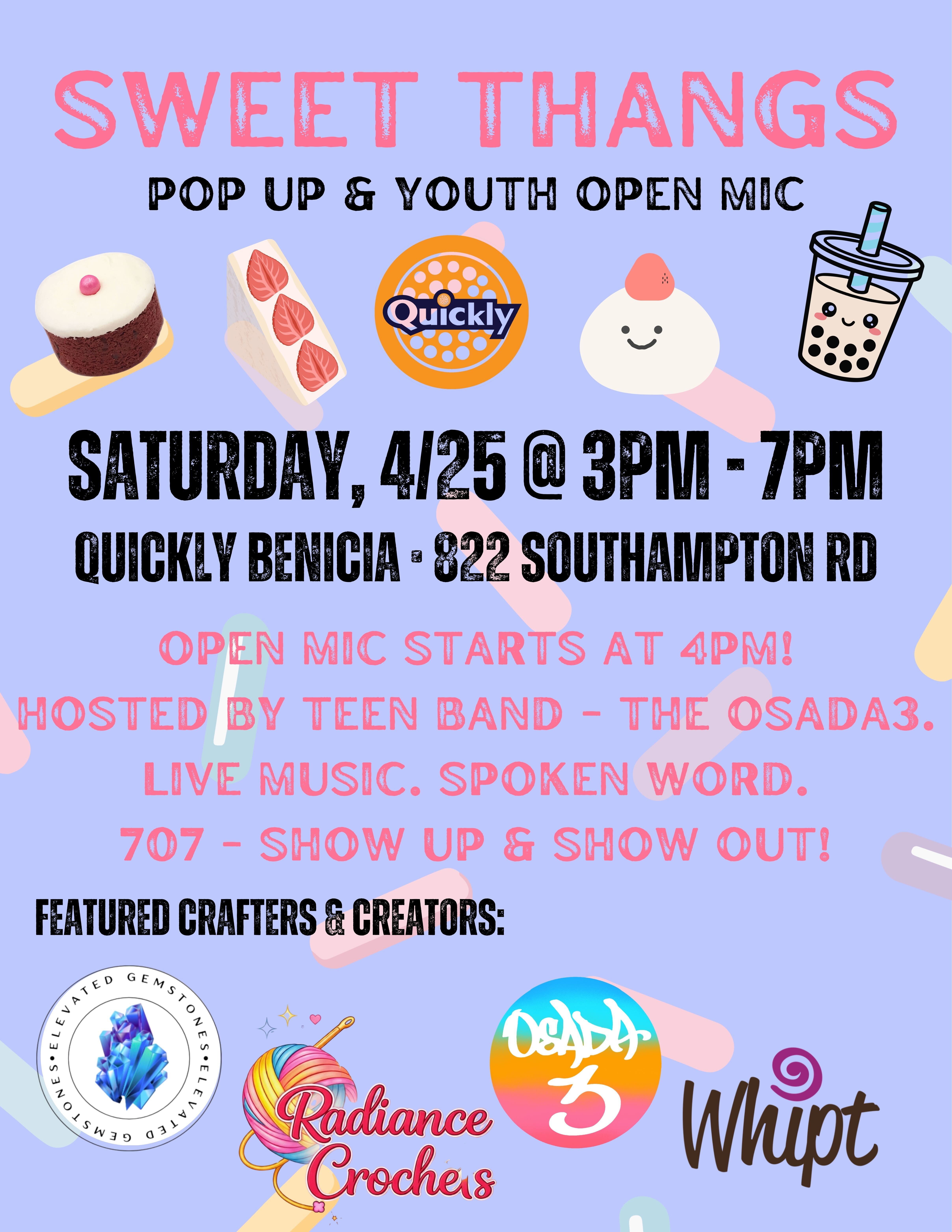 Sweet Thangs - Pop Up & Youth Open Mic